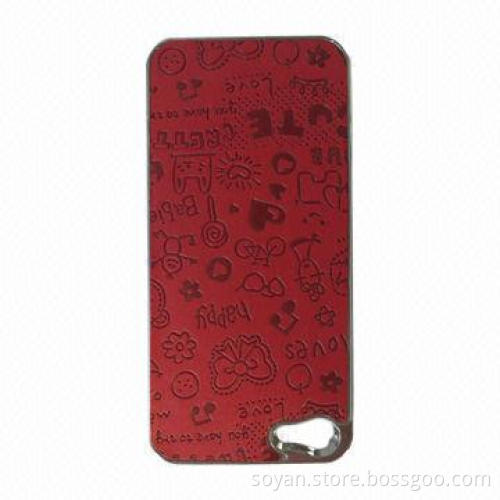 PC Case with PU Sticker, Stylish Customized Designs on Leather Welcome, Hot Selling 2013